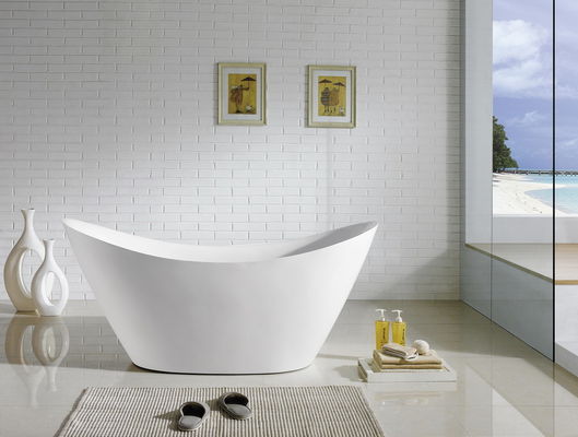 Deep Soaking Stand Alone Tub In Small Bathroom , 60 X 30  60 X 32 60 X 36 Resin Freestanding Tubs