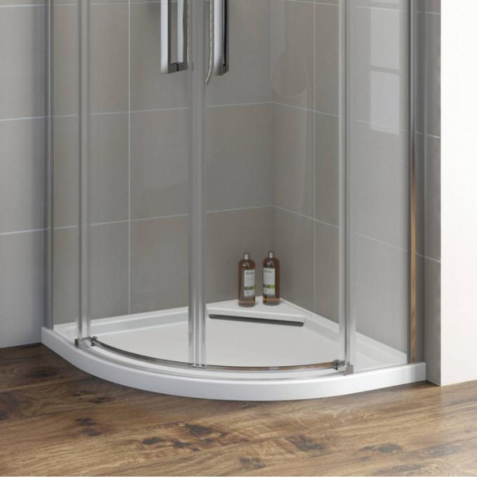 Designer quadrant stone shower tray