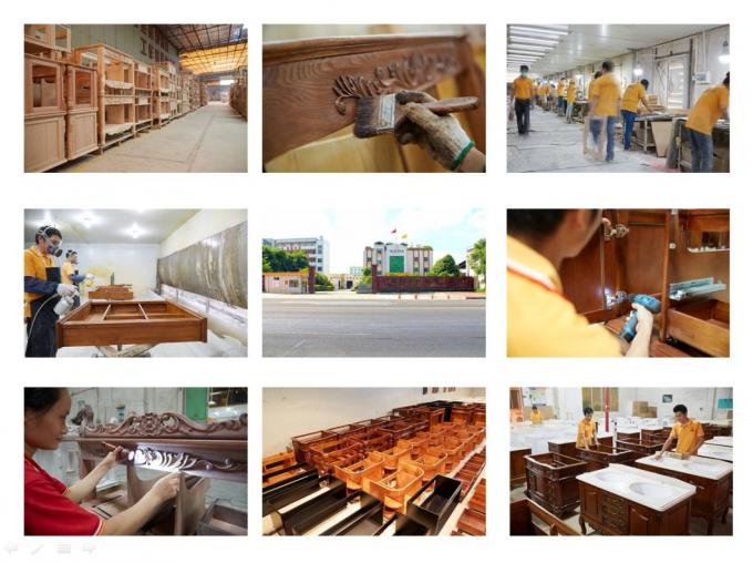 নতুন নকশা পাতলা পাতলা কাঠ Melamine বোর্ড মন্ত্রিপরিষদ বাথরুম ভ্যানিটি
